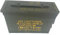 Armeeverkauf US Munitionskiste Metallkiste klein gebraucht 27,5 x 10,0 x 18,5 cm Oliv