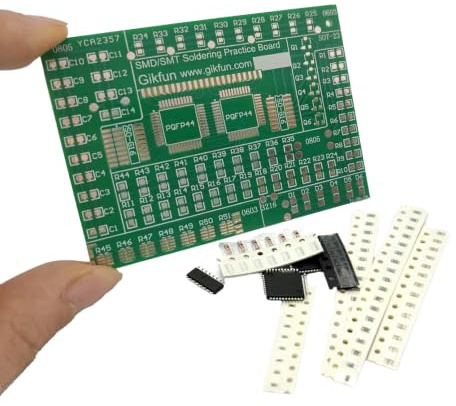 Gikfun AE1173, Übungsplatine für Anfänger zum Löten Lernen, für SMD-/SMT-Komponenten