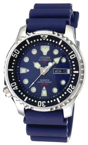 Citizen Promaster Diver NY0040-17L - Herren-Armbanduhr 200 m Automatik, Blau/Blau, Armband