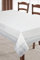 DecoKing 150x240 Creme Silber Tischdecke Tischtuch Ornamente Form glänzendes Muster Pflegeleicht praktisch elegant exklusiv Silver2