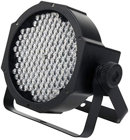 Showlite FLP-144W Flatline Panel LED Scheinwerfer (PAR Strahler, Discolicht, Bühnenbeleuchtung, Lampe, 144 LED/RGBW mixing, Anschlüsse: DMX In/Out, 6 DMX Modi)