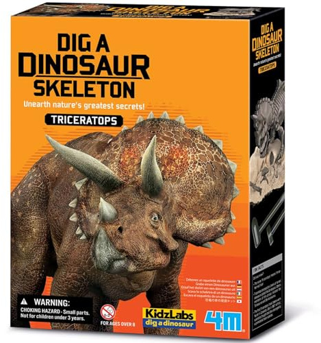 4M Kidz Labs Dig a Triceratops Skeleton, ND