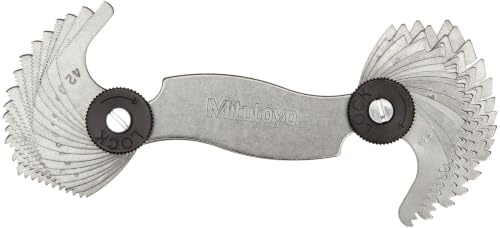 Mitutoyo 188–111 Pitch Gauge, 4 mm-42 mm Range