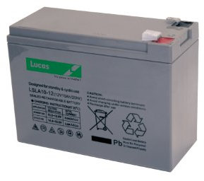 Lucas VRLA/AGM Standby Mobility, Fire and Safety Battery 12V 10AH