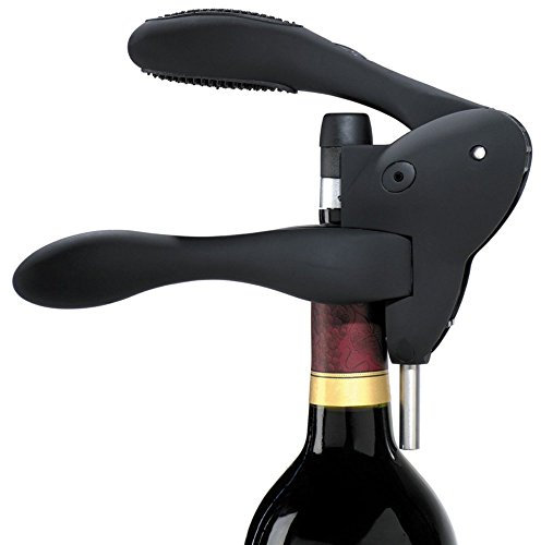 Rabbit Black Corkscrew Set with cutter 0906004