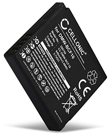 CELLONIC, Akku für Kamera, kompatibel mit Panasonic Lumix DMC-FS62, DMC-FX60, DMC-FX550 (3.7V, 700mAh)