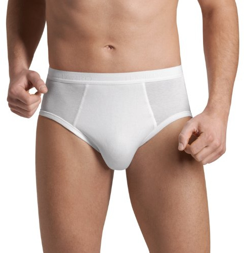 HANRO Men's Cotton Pure Brief 73632, White, XX-Large