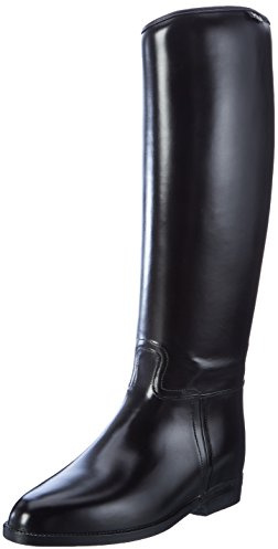 HKM Damen Reitstiefel Lang und Weit mit Elastikeinsatz