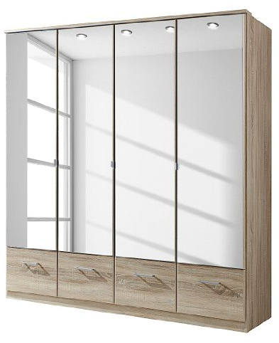 Wimex Kleiderschrank/ Drehtürenschrank Imago, 2 Türen, (B/H/T) 90 x 199 x 58 cm, Eiche Sägegrau