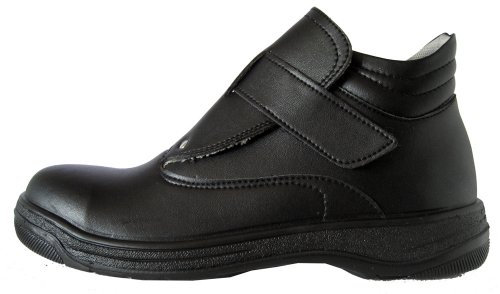 Codeor Marchen - Stivale da lavoro protettivo con chiusura in velcro, taglia 35, colore: nero