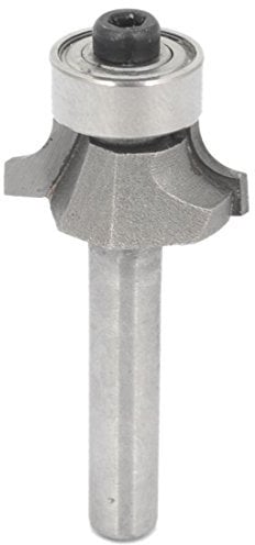 Sourcingmap Metal 1/4 Shank 3.97mm Radius Roundover Bit Beading Router Cutter