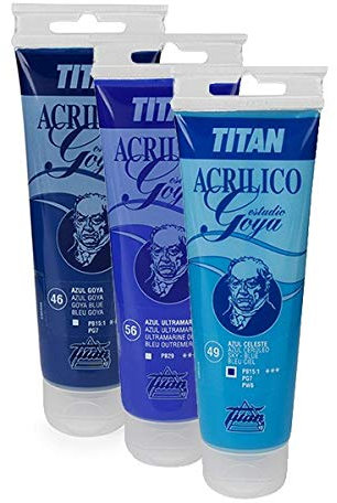 ACRÍLICO GOYA ESTUDIO AZUL CYAN 125 ML Nº 55
