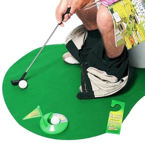 Eurowebb Jeu de Golf pour Toilettes WC
