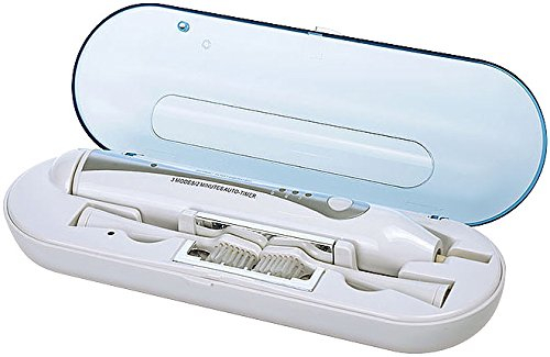 newgen medicals Zubehör zu Zahnbürste USB Laden: USB-Induktions-Reiselade-Etui für elektr. Zahnbürste (Elektrische Zahnbürste USB Laden, Schallzahnbürste USB Laden, Ladestation)