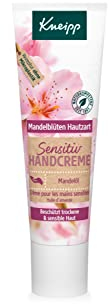 Kneipp Sensitiv Handcreme Mandelblüten Reisegröße - nährende Lotion mit reichhaltiger Sheabutter, Mandelöl & Vitamin E - natürlicher Pflegeöl-Komplex - für trockene & sensible Haut - 20ml
