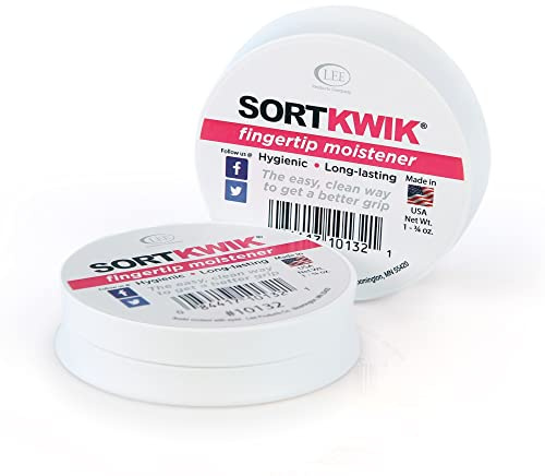 Lee Products Co. LEE 10132 Sortkwik Fingertip Moisteners, 1 3/4 oz, Pink (Pack of 2) (LEE10132)
