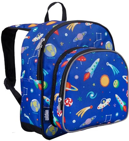 Wildkin 12-Zoll-Rucksack für Kleinkind Jungen und Mädchen, perfekte Größe für eine Kindertagesstätte, Vorschule, Schablonen mit unseren Kindern Nap Matten und Lunch Boxes Koordinaten