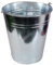 Kingfisher GALB - Cubo galvanizado (9 L), Color Plateado