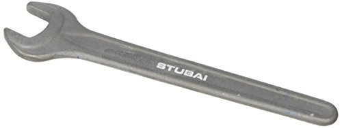 Stubai 19900014 DIN894 CV Burnished Finish Single Open-End Spanner, Brown, 14 mm