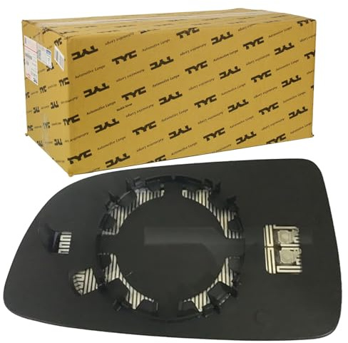 TYC 306-0020-1 Spiegelglas Glas Aussenspiegel konvex beheizbar links Kompatibel mit CHEVROLET Aveo/Kalos Schrägheck T250, T255 Aveo/Kalos Limousine T250, T255 KALOS Stufenheck