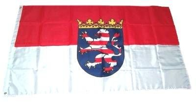MM Hessen Flagge/Fahne, 150 x 90 cm, wetterfest, mehrfarbig, 16194