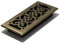 Decor Grates SPH410-A Scroll Design Floor Register, Antique Brass Finish, 4x10
