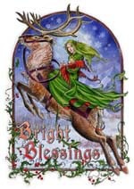 Briar Yule Card - Bright Blessings