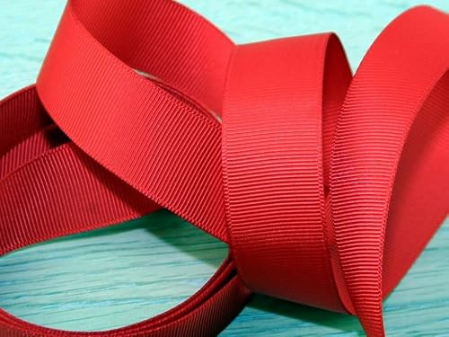 Prym Red Ribbed Polyester Tape 16mm Wide Suitable for Dressmaking - per metre