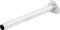 ib style - Einzel- Teleskop-Tischbein | ohne Befestigungsschrauben | 6 Variationen | Höhenverstellbar | Ø 50 mm, Form: Rund | Weiss | 60-90 cm