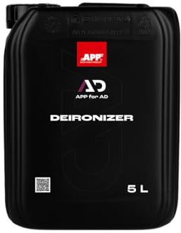 APP for AD Deironizer - Pulitore cerchi in lega | Iron Remover : Decontaminante per auto e carrozzeria | Rimuove i residui di ferro da carrozzeria e cerchi in alluminio, cromati e verniciati | 5 l
