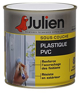 Sous-couche JULIEN pour plastiques, PVC - Blanc Mat 0,5L