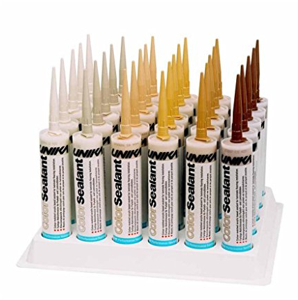 Unika ColorSealant 4235 KIRSCHBAUM Acryl-Fugenmasse Spachtelmasse Kitt Lückenfüller Reparatur-Füllstoff wasserfest für Holzboden Laminat, 310 ml Kartusche, Farbauswahl aus 14 Holztönen