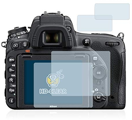BROTECT (2 Stück Schutzfolie für Nikon D750 Displayschutz Folie Ultra-Klar