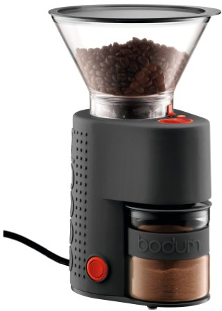 Bodum - 10903-01EURO - Bistro - Broyeur à Café Électrique meule inox - Noir