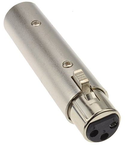 kenable 5 Pin DMX Plug to 3 Pin XLR Female Plug Audio & Lighting Adapter [3 pin Female to 5 pin Male]
