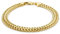 CARISSIMA Damen Panzerarmband aus 9-karätigem Gelbgold, 8-förmige Glieder, 19,5 cm