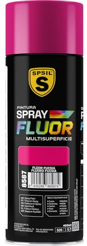 MIBAZAR- Spray peinture couleur fuchsia 8697