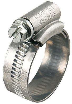 Genuine Jubilee Clip M00 11-16MM Hose Fuel Clamp Worm Drive Petrol Pipe Line - 20 Pack