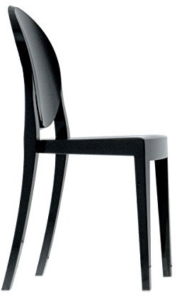 Kartell Victoria Ghost Sedia, Nero