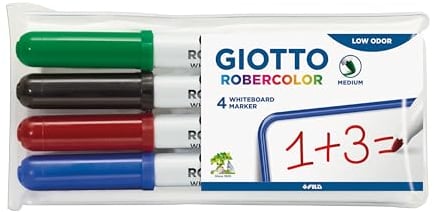 Giotto Robercolor Marcadores Pizarra Blanca (M) Blíster 4 Uds