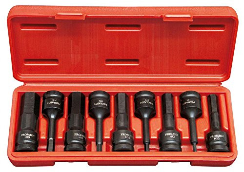Projahn 1/2 Zoll Schlag Stecknuss Innen-6-kant Satz 4 - 19 mm 3861