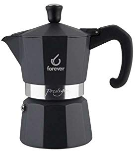 FOREVER Miss Moka Prestige Noblesse, 2 cups (Caffettiera 6 tazze alluminio alimentare Kaufgut