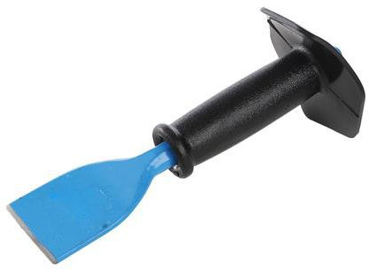 Bolster Chisel & Hand Guard | 100mm x 220mm | Brick Concrete Shaping Hammer Tool | Breeze Block Wall Back Box Chasing Demolition