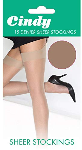 Cindy Womens/Ladies 15 Denier Sheer Stockings (1 Pair)