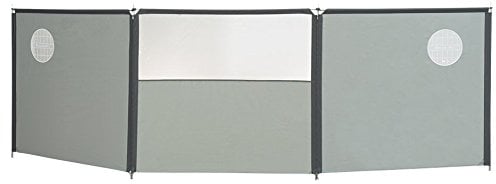 Isabella Flex Windschutz, 460x140cm, grau