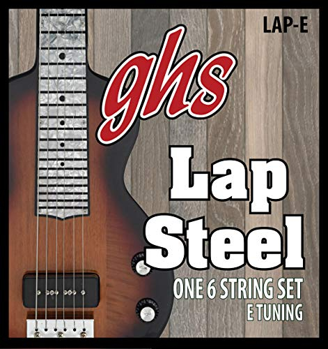 GHS Strings Electric Lap Steel String Set (LAP-E), Nickel-Plated Steel - E Tuning, 013-056