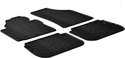 Gledring Satz Gummimatten kompatibel mit Volkswagen Caddy 2004-2015 & 2015-2020 (G Profil 4-teilig + Montage-clips)