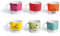 Excelsa Peanuts Set 4 Tazze Caffè, Porcellana, 100 ml, Multicolore, 4 Unità