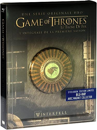 Game of Thrones Steelbook komplette Staffel 1 - EU IMPORT mit deutscher Sprache - mit Magnet Haus Stark