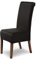 SCHEFFLER-Home Stuhlhusse Stretch Marie/elastische Stuhlabdeckung mit Fleckenschutz/Stretch Schwingstuhl Stuhlhusse Braun/Spann-Bezüge für Stuhl/Dehnbare Stuhlhussen elastisch